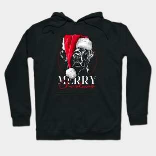 Santa Labrador Merry Christmas dog lab mom Hoodie